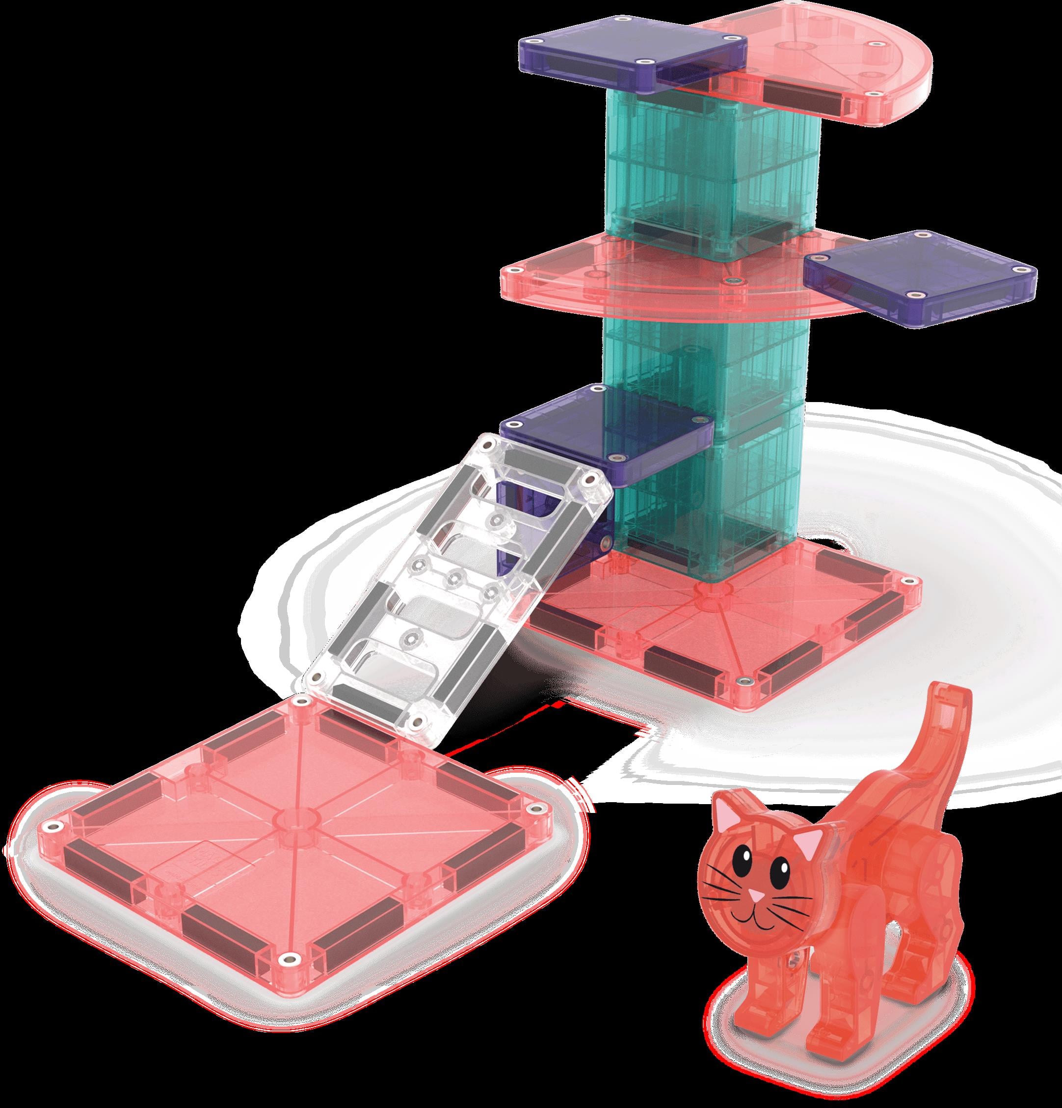 MAGNA-TILES® - Cat Tree Manyetik Bloklar - 13 Parça