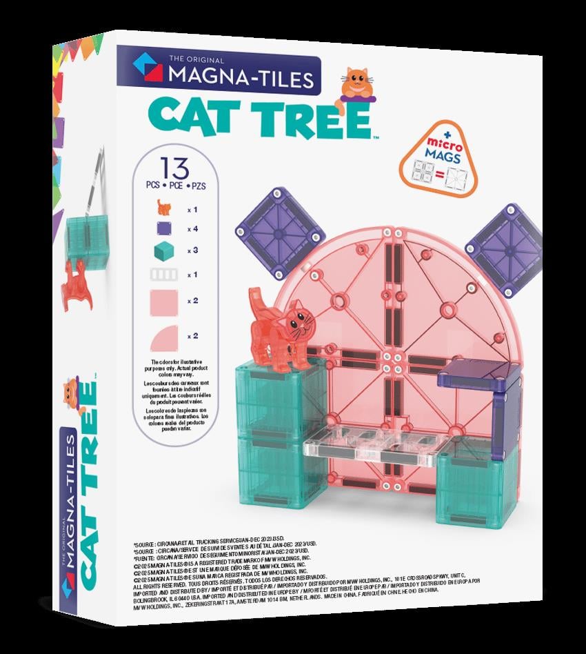 MAGNA-TILES® - Cat Tree Manyetik Bloklar - 13 Parça