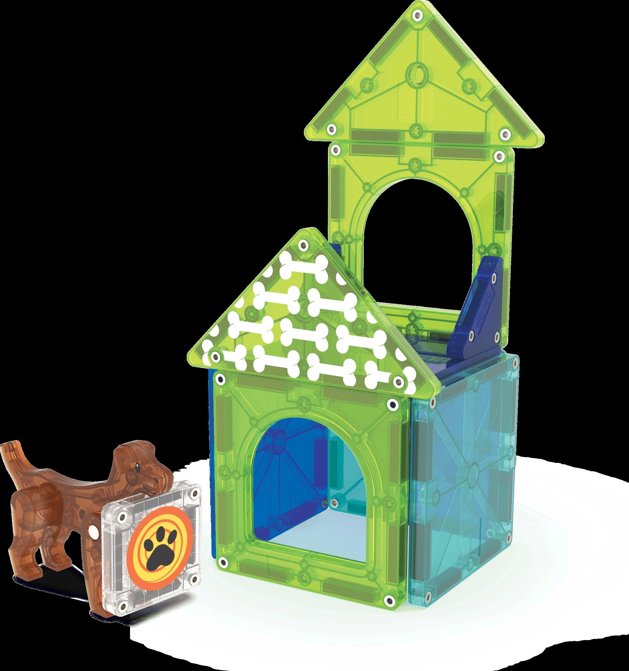 MAGNA-TILES® - Dog House Manyetik Bloklar - 13 Parça