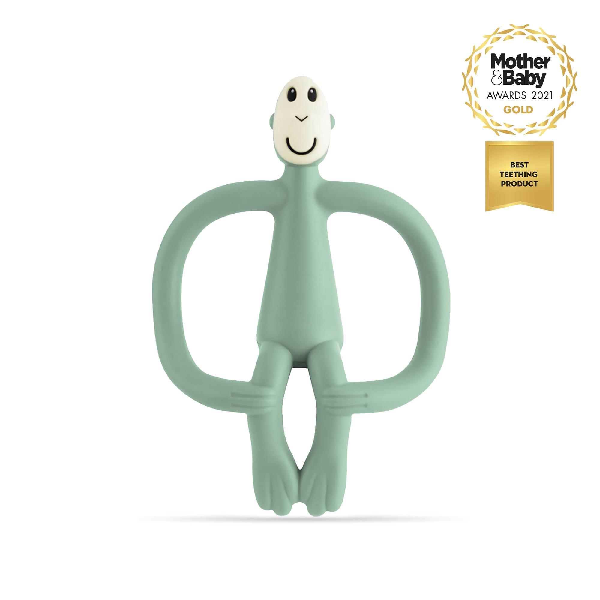 Matchstick Monkey Silikon Diş Kaşıyıcı/ Monkey (Yesil)