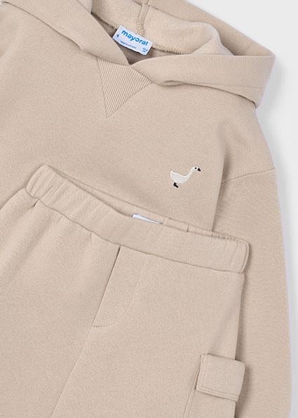 Mayoral Bej Kız Çocuk Kargo Etek ve Sweatshirt Takım 4935