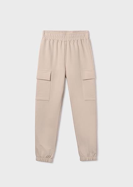 Mayoral Bej Kız Çocuk Kargo Jogger Pantolon 7578