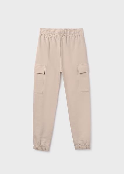 Mayoral Bej Kız Çocuk Kargo Jogger Pantolon 7578