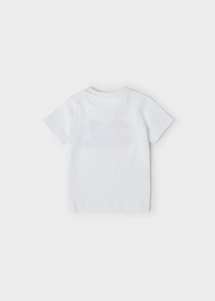Mayoral Erkek Bebek Beyaz Tshirt-Kısa Kol Basic 