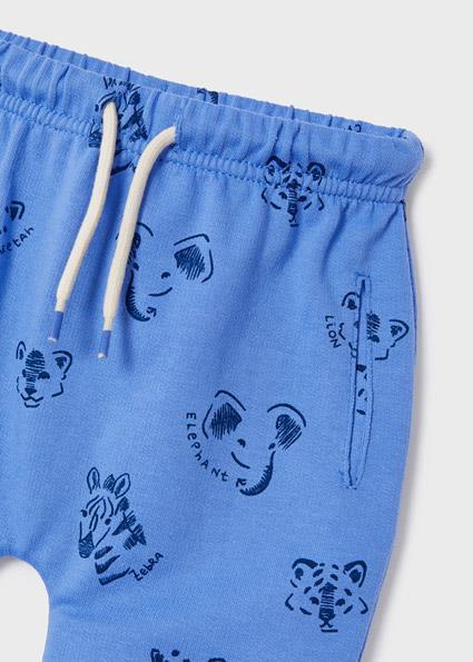 Mayoral Erkek Bebek Mor Pantolon-Örme-Baskılı 