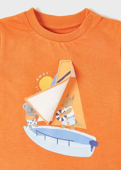 Mayoral Erkek Bebek Yeşil Tshirt-Kısa Kol 