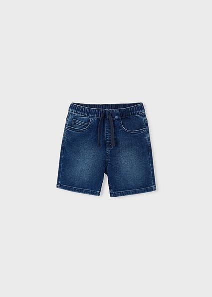 Mayoral Erkek Çocuk Denim Jogger Bermuda Şort - 03210