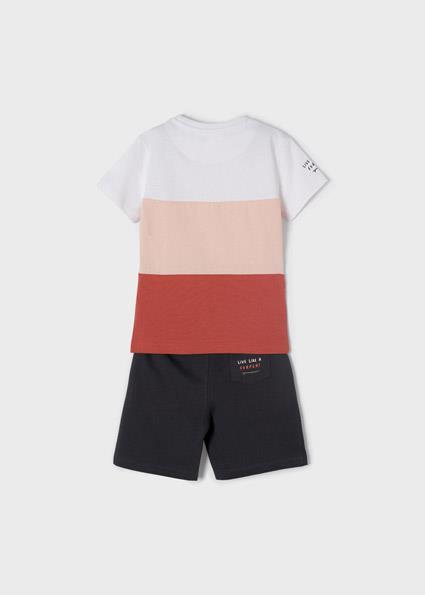 Mayoral Erkek Çocuk Kahverengi Set-Şort Ve Tshirt-Örme-Renk 