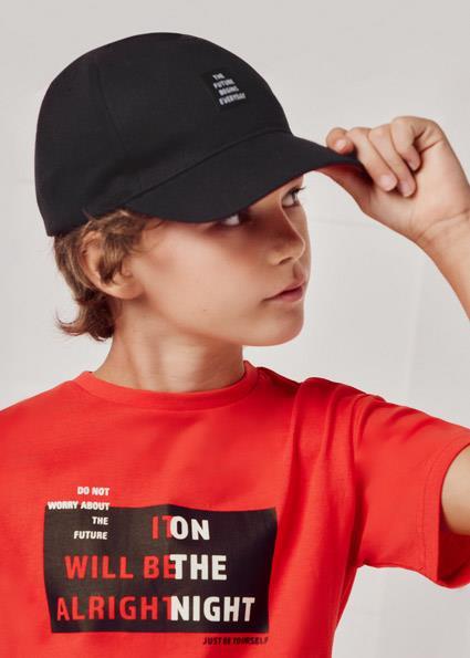 Mayoral Erkek Çocuk Kırmızı Set-Şort Ve Tshirt-Şapkalı 