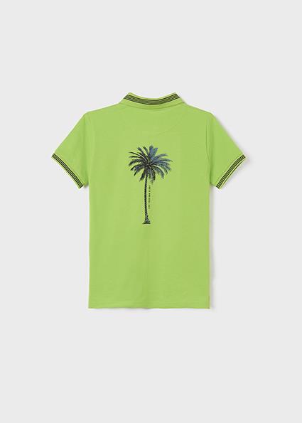 Mayoral Erkek Çocuk Kırmızı Tshirt-Polo-Kısa Kol-Baskılı 