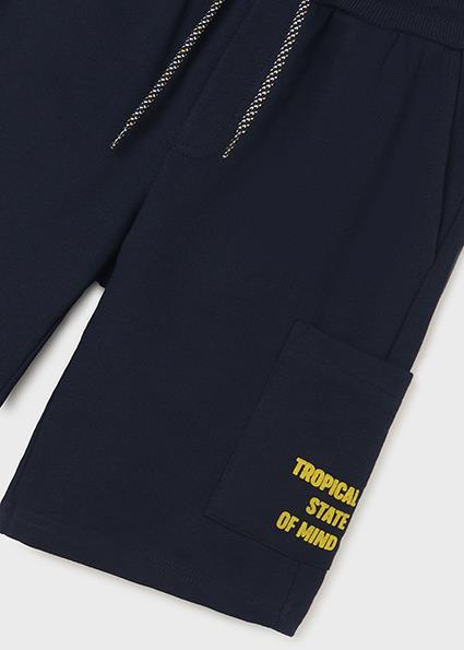 Mayoral Erkek Çocuk Lacivert Set-Şort Ve Tshirt-Örme 