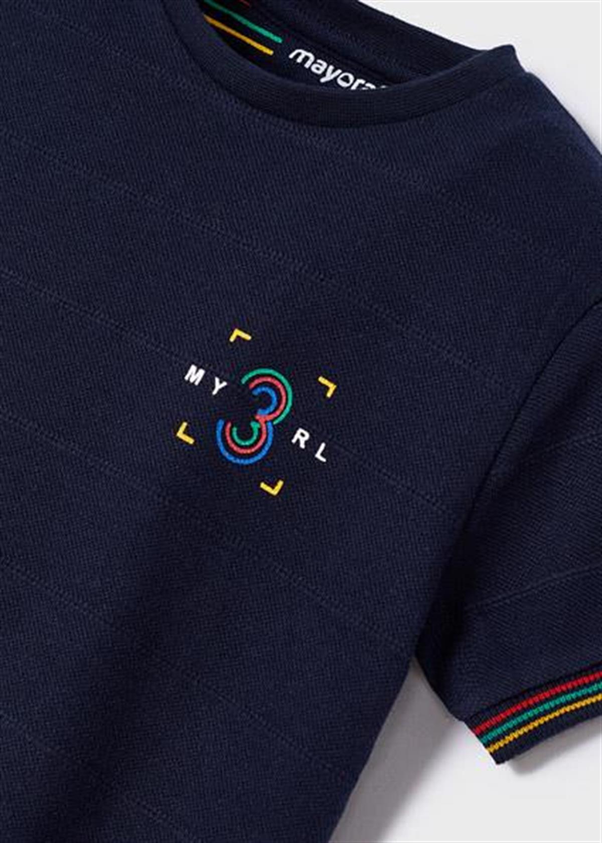 Mayoral Erkek Çocuk Lacivert Tshirt-Kısa Kol 