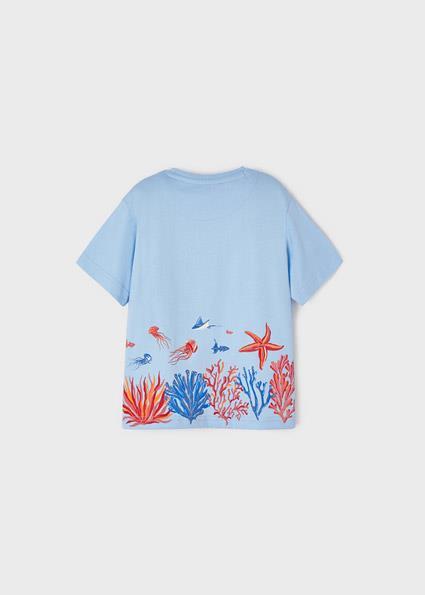 Mayoral Erkek Çocuk Mavi Tshirt-Kısa Kol 