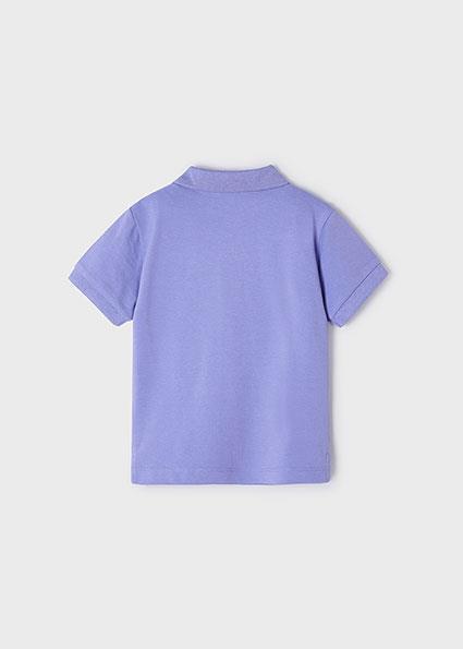 Mayoral Erkek Çocuk Mor Polo Yaka T-shirt 00150-033