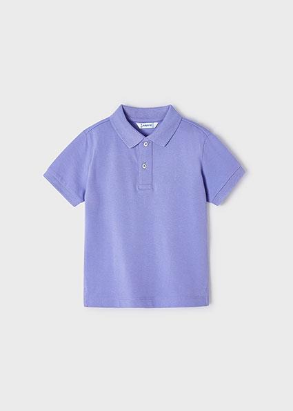 Mayoral Erkek Çocuk Mor Polo Yaka T-shirt 00150-033