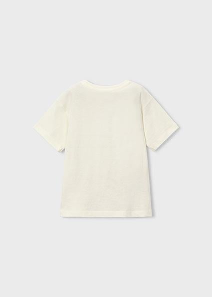 Mayoral Erkek Çocuk T-shirt Krem - 03078