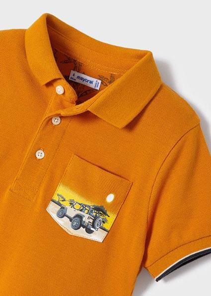 Mayoral Erkek Çocuk Turuncu Tshirt-Polo-Kısa Kol 
