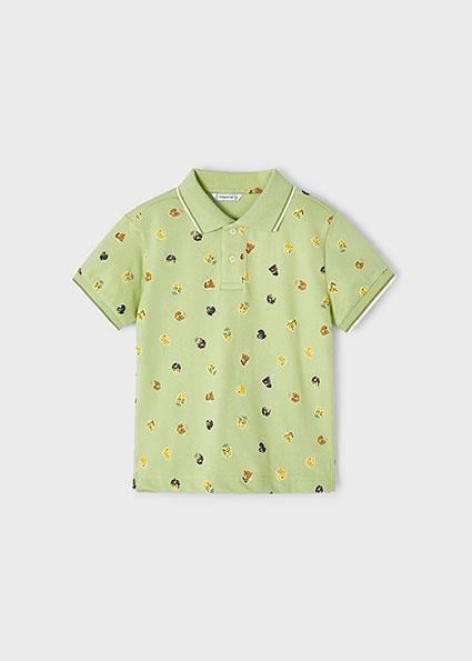 Mayoral Erkek Çocuk Yeşil Polo Yaka T-shirt 03109
