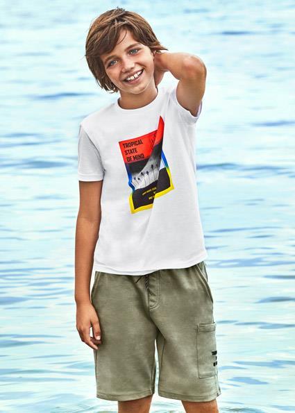 Mayoral Erkek Çocuk Yeşil Set-Şort Ve Tshirt-Örme 