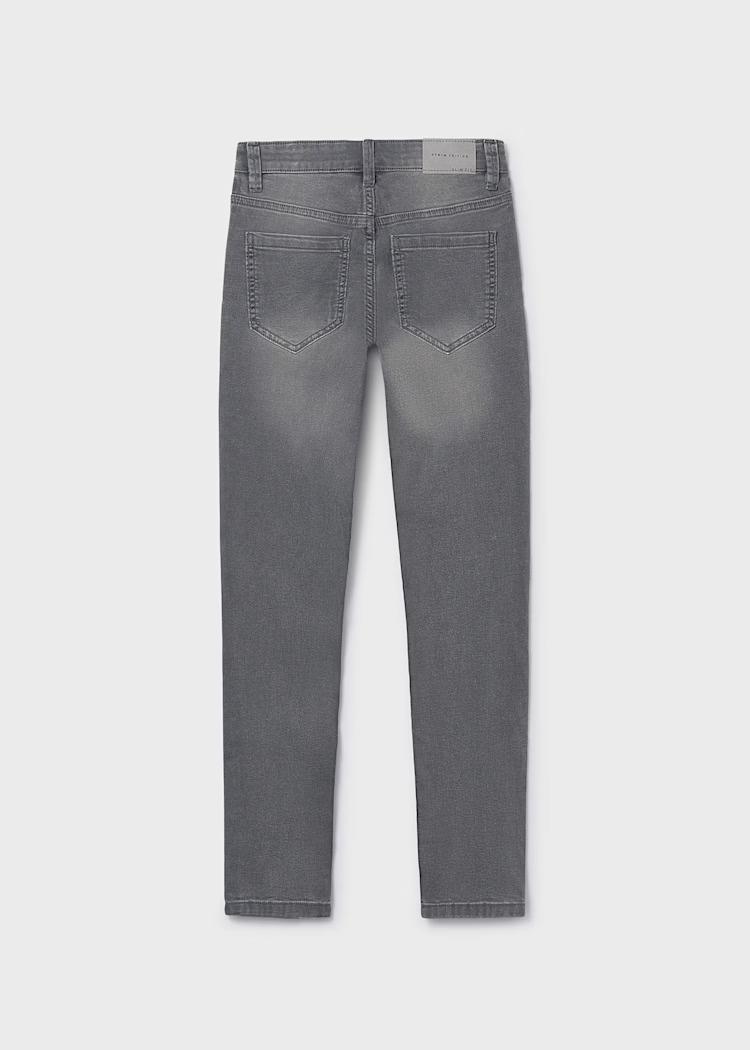 Mayoral Gri Erkek Çocuk Slim Fit Kot Pantolon 00516