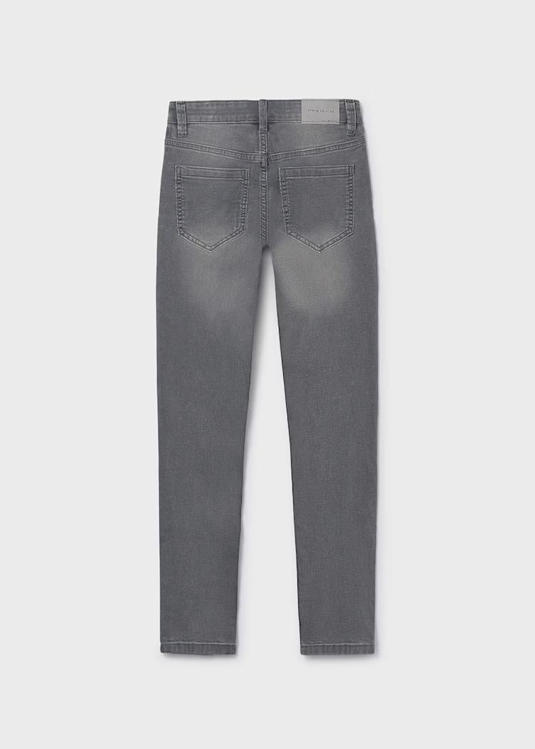 Mayoral Gri Erkek Çocuk Slim Fit Kot Pantolon 00516