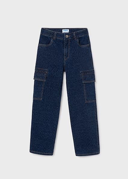 Mayoral Kargo Cepli  Denim Pantolon