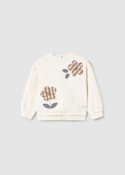 Mayoral Kız Bebek İşlemeli Sweatshirt 1459 