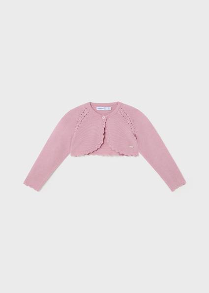 Mayoral Kız Bebek Pembe Merserize Bolero 00306-050