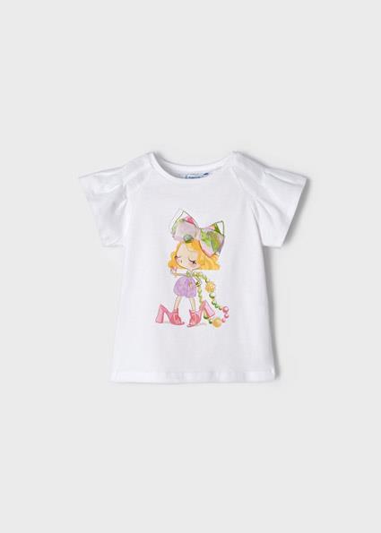 Mayoral Kız Çocuk Mor Tshirt-Kısa Kollu 