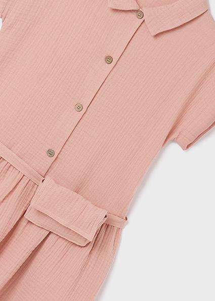 Mayoral Kız Çocuk Pembe Set-Elbise Ve Çanta 