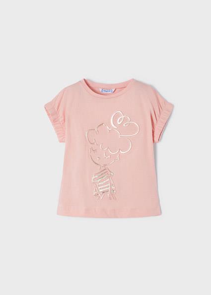 Mayoral Kız Çocuk Sarı Tshirt-Kısa Kol 