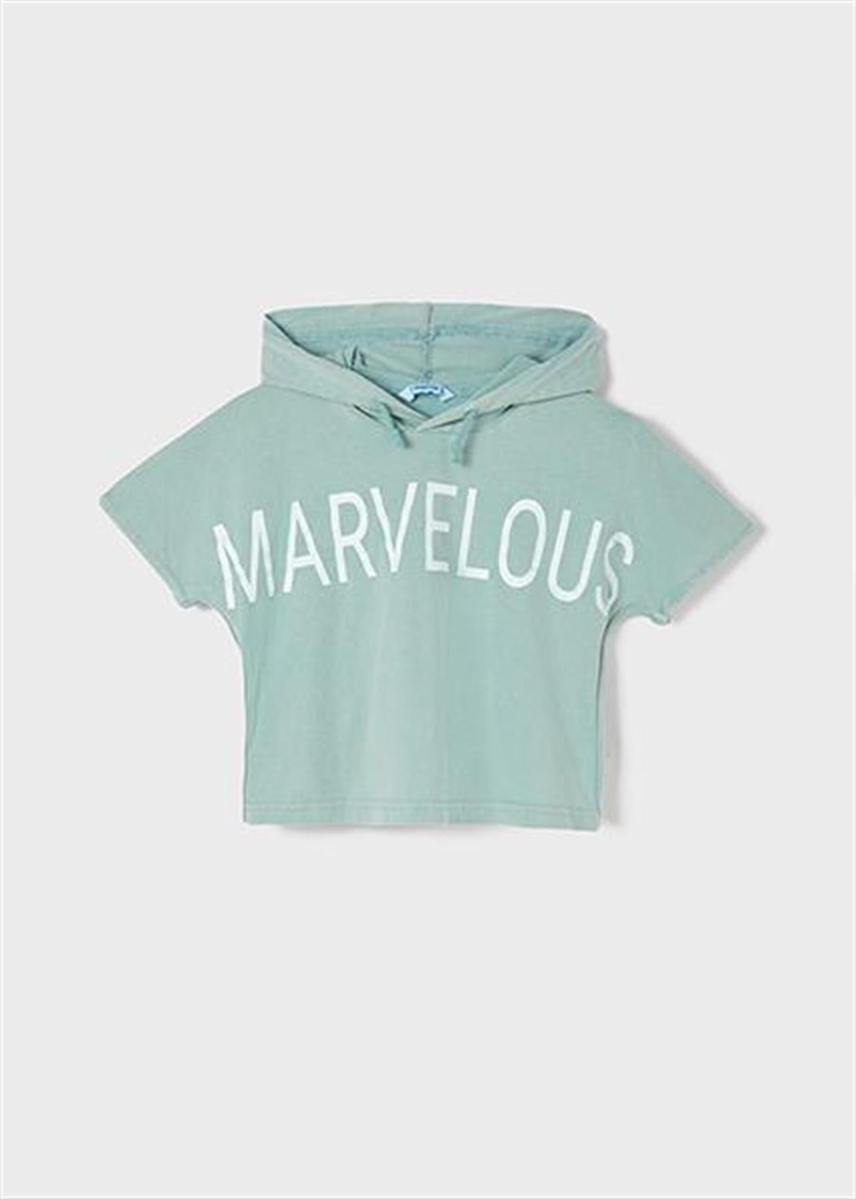 Mayoral Kız Çocuk Turuncu Tshirt-Kısa Kol 