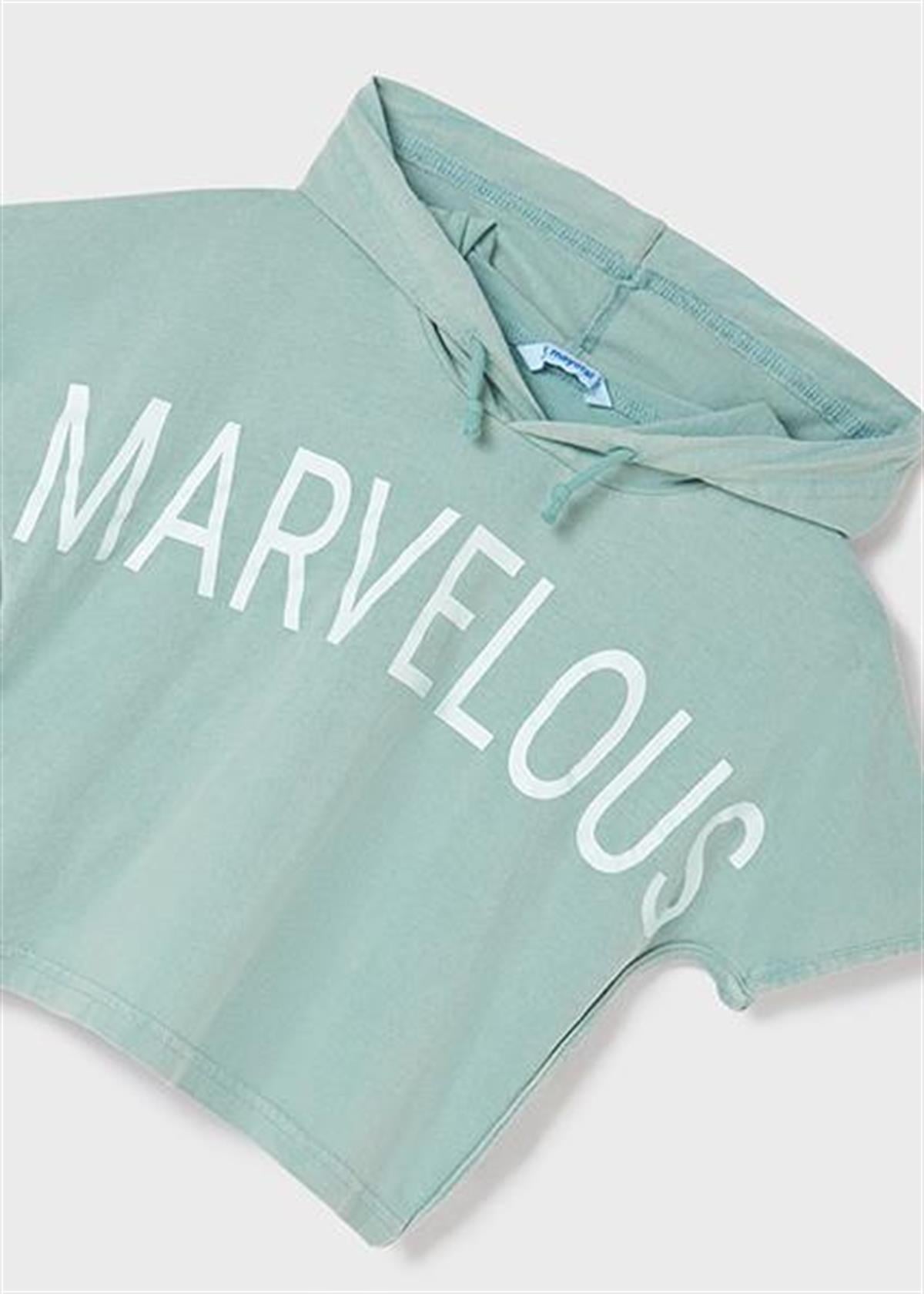 Mayoral Kız Çocuk Turuncu Tshirt-Kısa Kol 