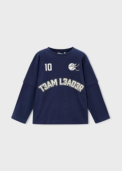 Mayoral Mavi Erkek Çocuk Çift Kollu Sweatshirt 4075