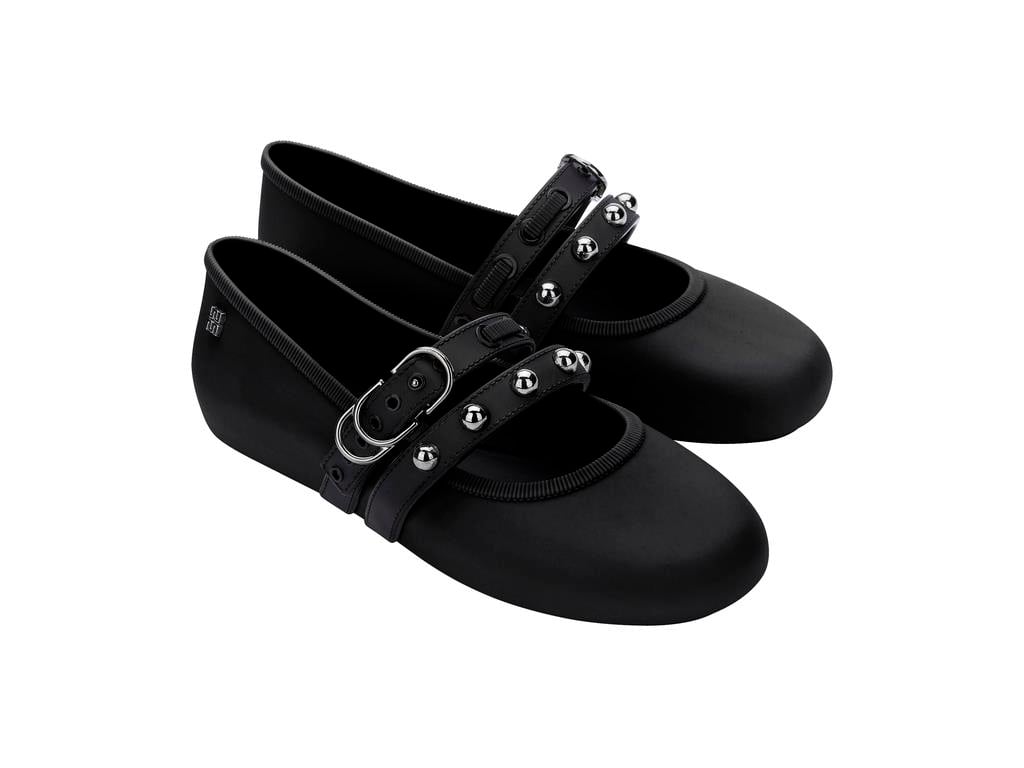 Melissa Soft Ballerina Studs Ad Kız Çocuk - Kadın Babet Siyah 37049