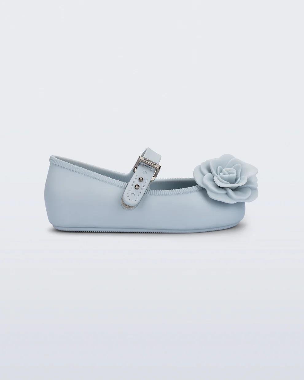 Mini Melissa Soft Ballerina Petals BB Kız Çocuk Babet Mavi 37823