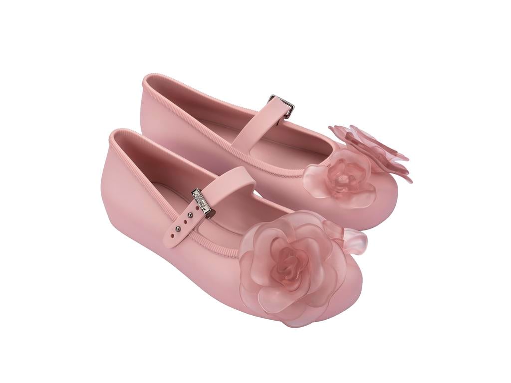 Mini Melissa Soft Ballerina Studs Petals Kız Çocuk Babet Pembe 37822