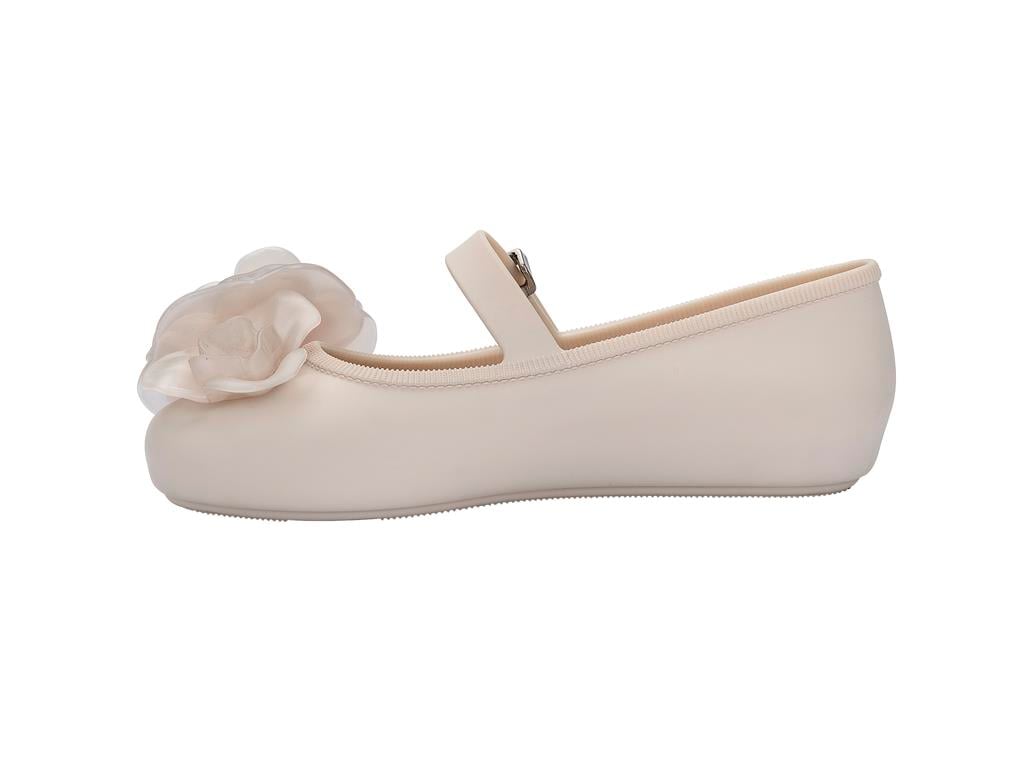 Mini Melissa Soft Ballerina Studs Petals Kız Çocuk Babet Bej 37822