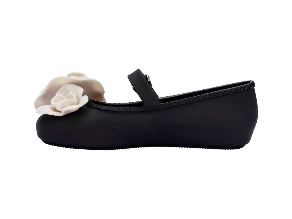 Mini Melissa Soft Ballerina Studs Petals Kız Çocuk Babet Siyah 37822