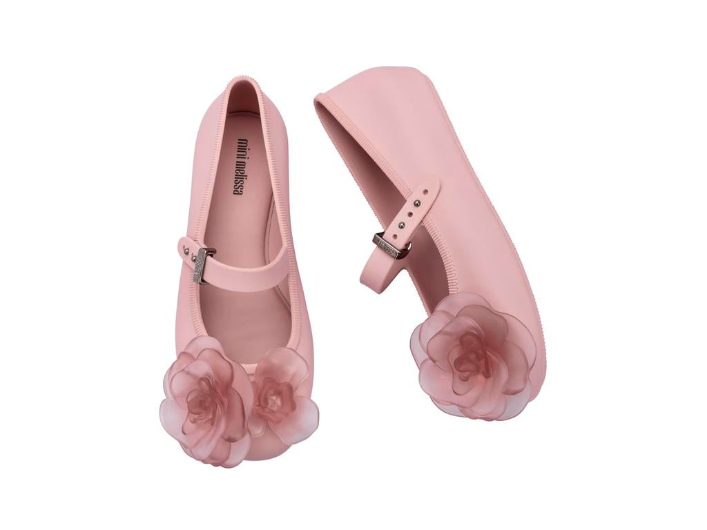 Mini Melissa Soft Ballerina Studs Petals Kız Çocuk Babet Pembe 37822