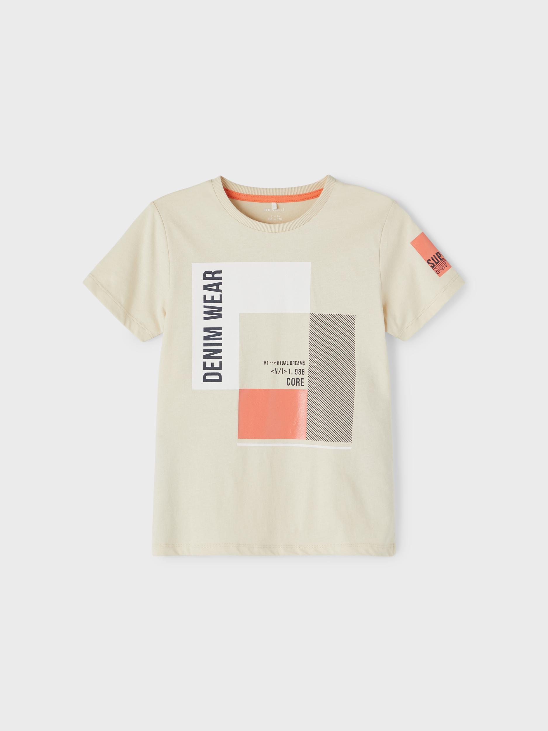 Name it Erkek Çocuk Bej Tshirt