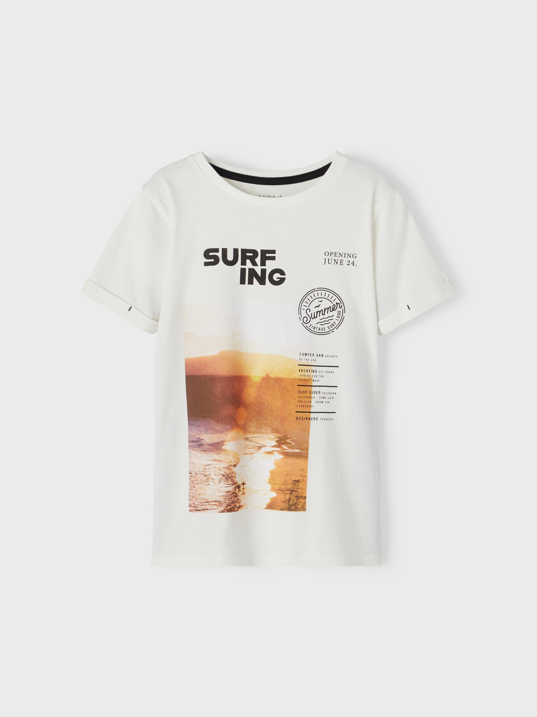 Name ıt Erkek Çocuk Beyaz T-shirt