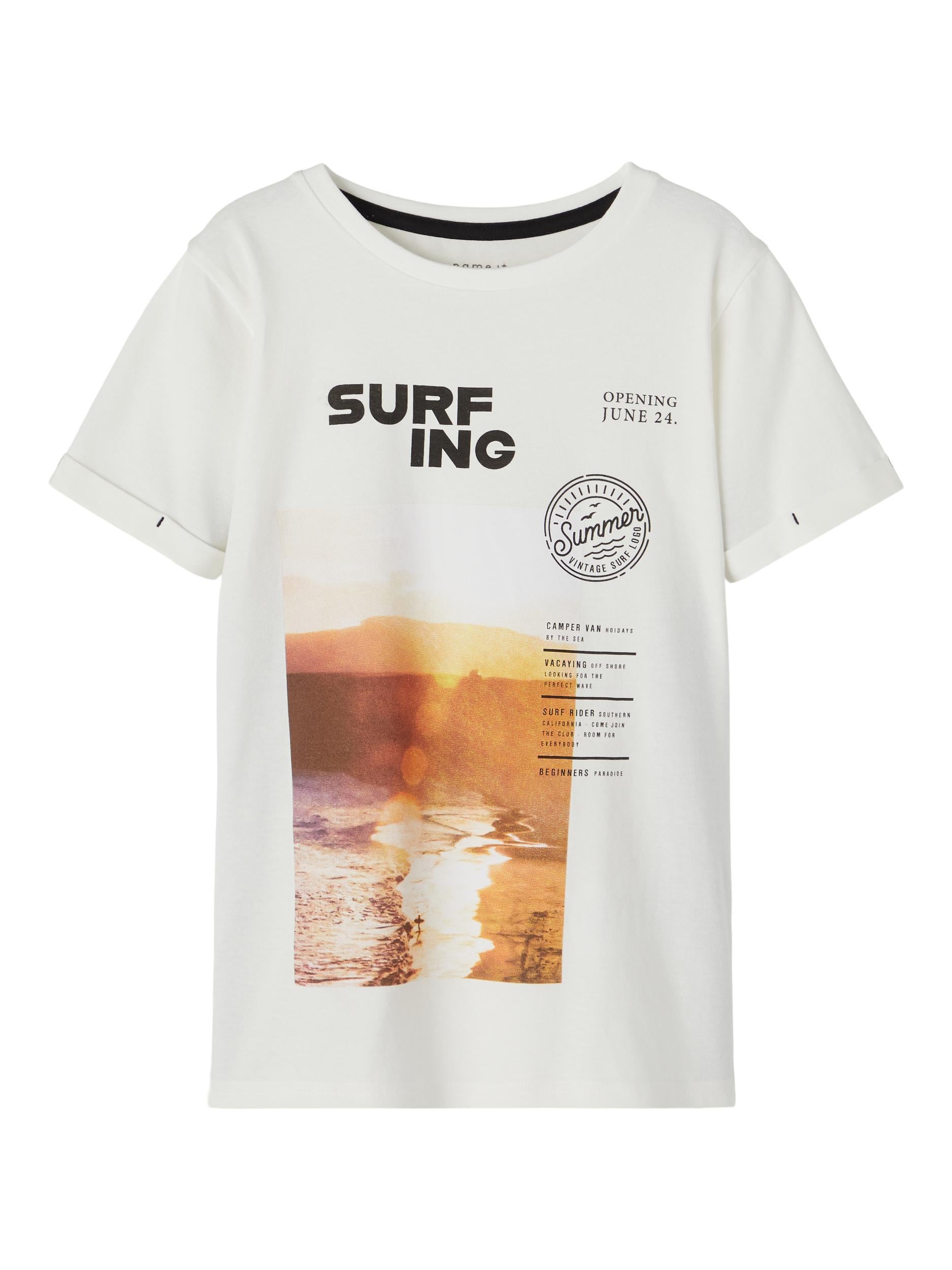 Name ıt Erkek Çocuk Beyaz T-shirt