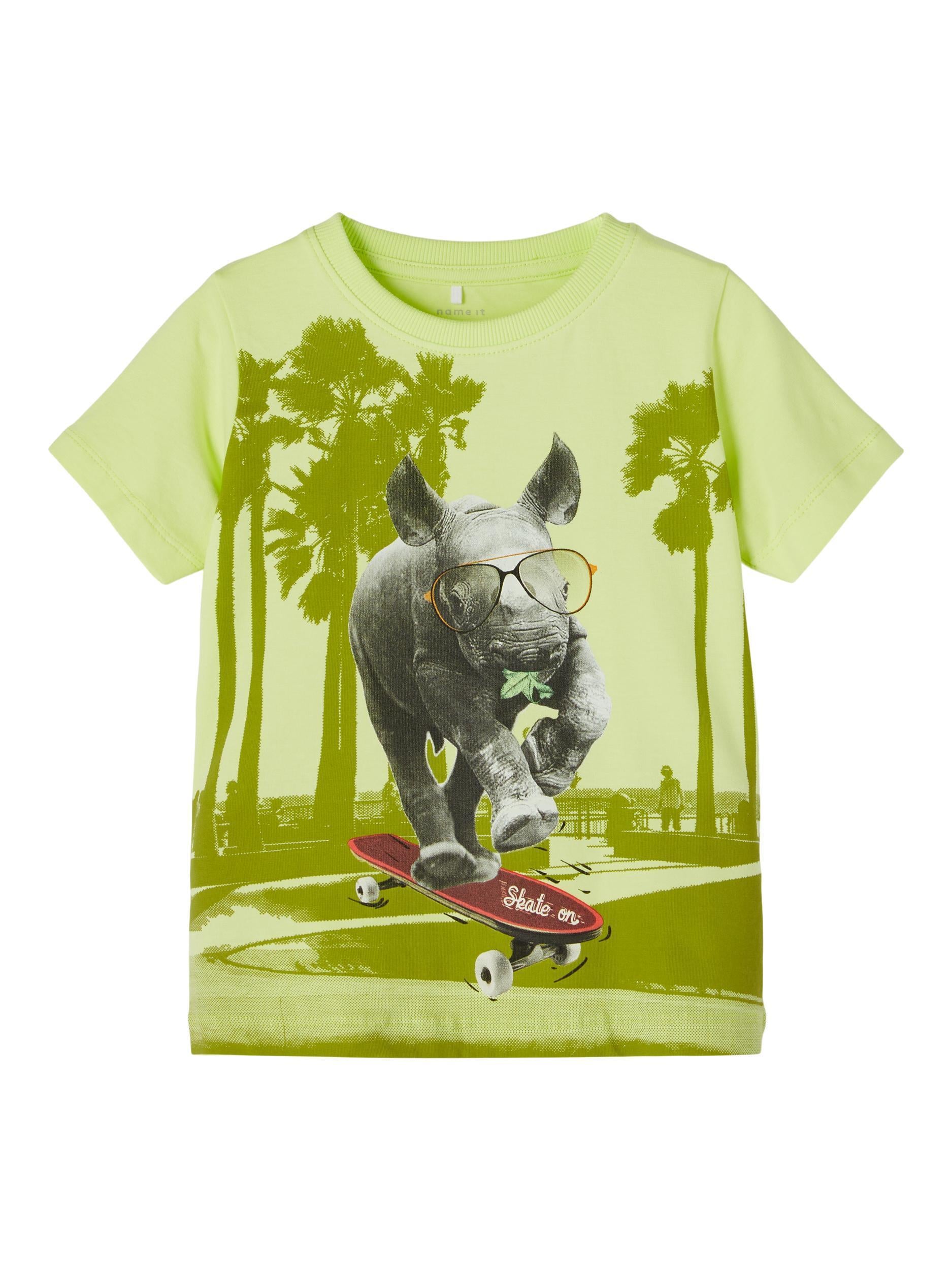 Name ıt Erkek Çocuk Yeşil T-shirt