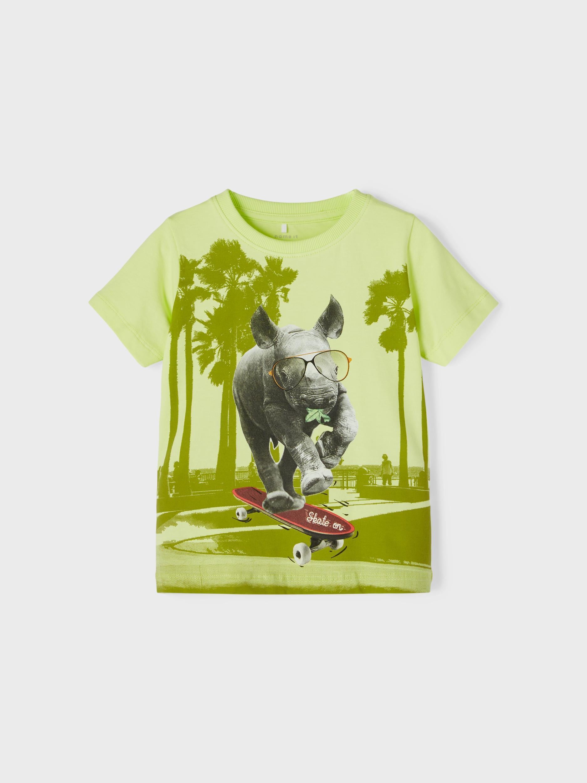 Name ıt Erkek Çocuk Yeşil T-shirt