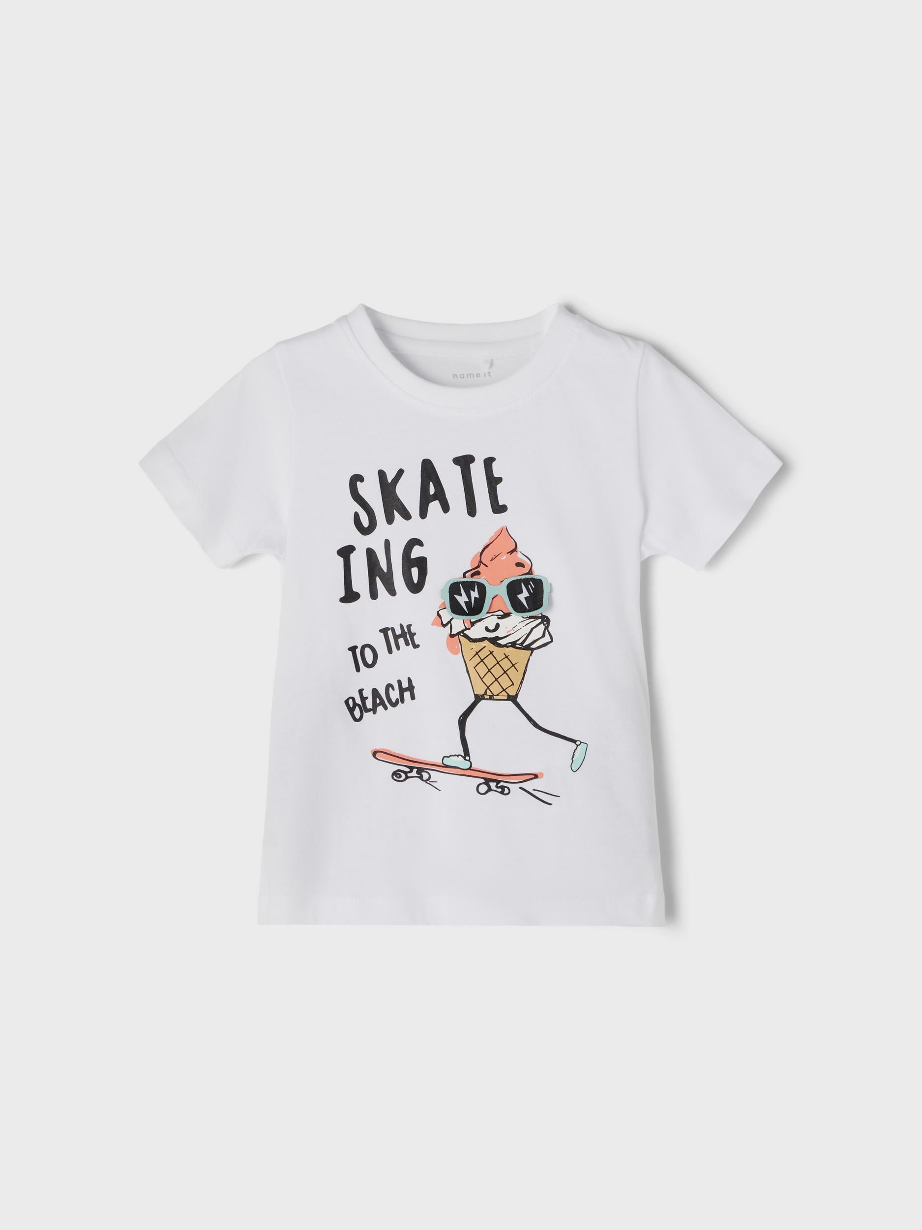 Name ıt Kız Çocuk Beyaz T-shirt