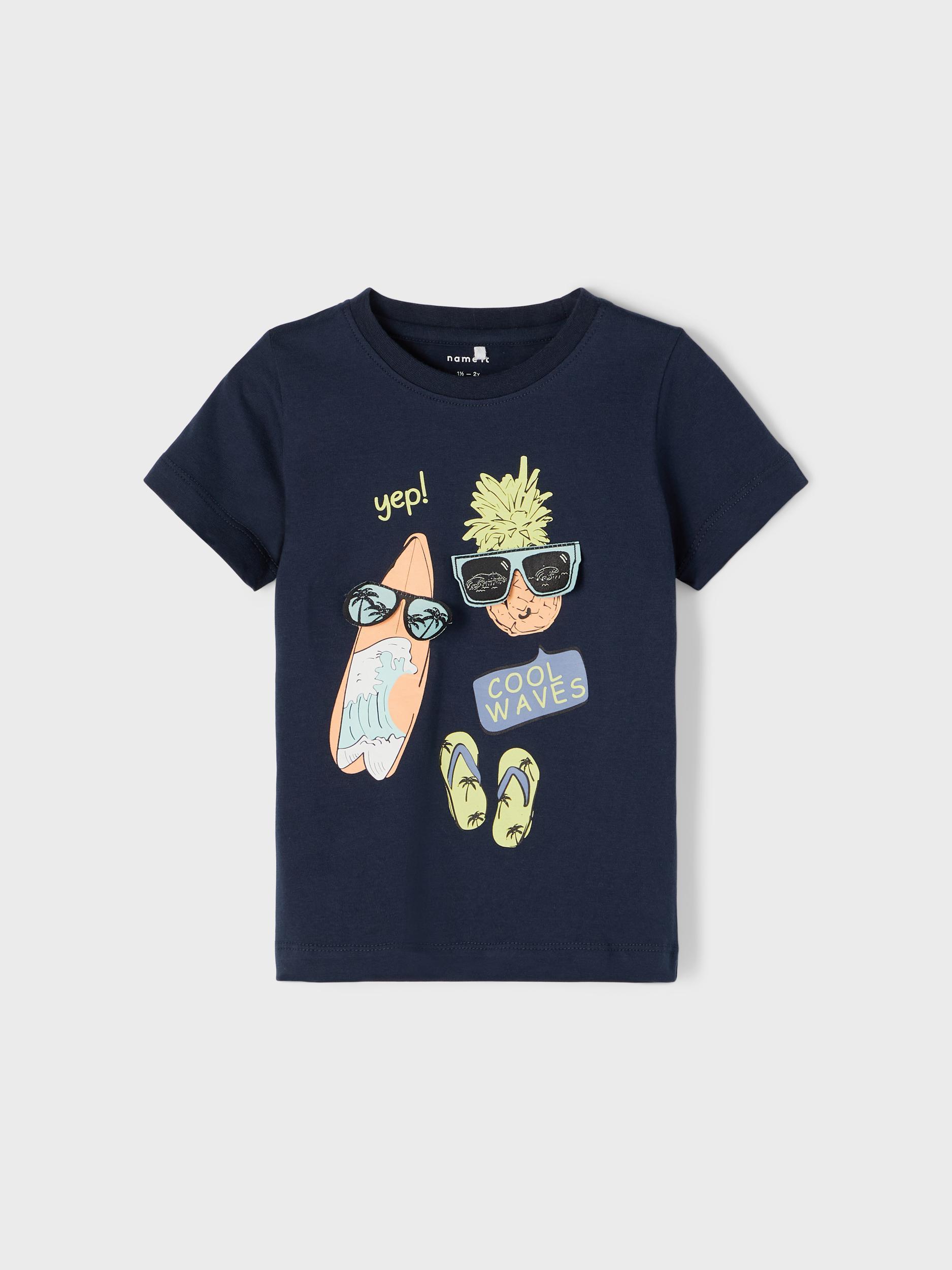 Name ıt Kız Çocuk Lacivert T-shirt