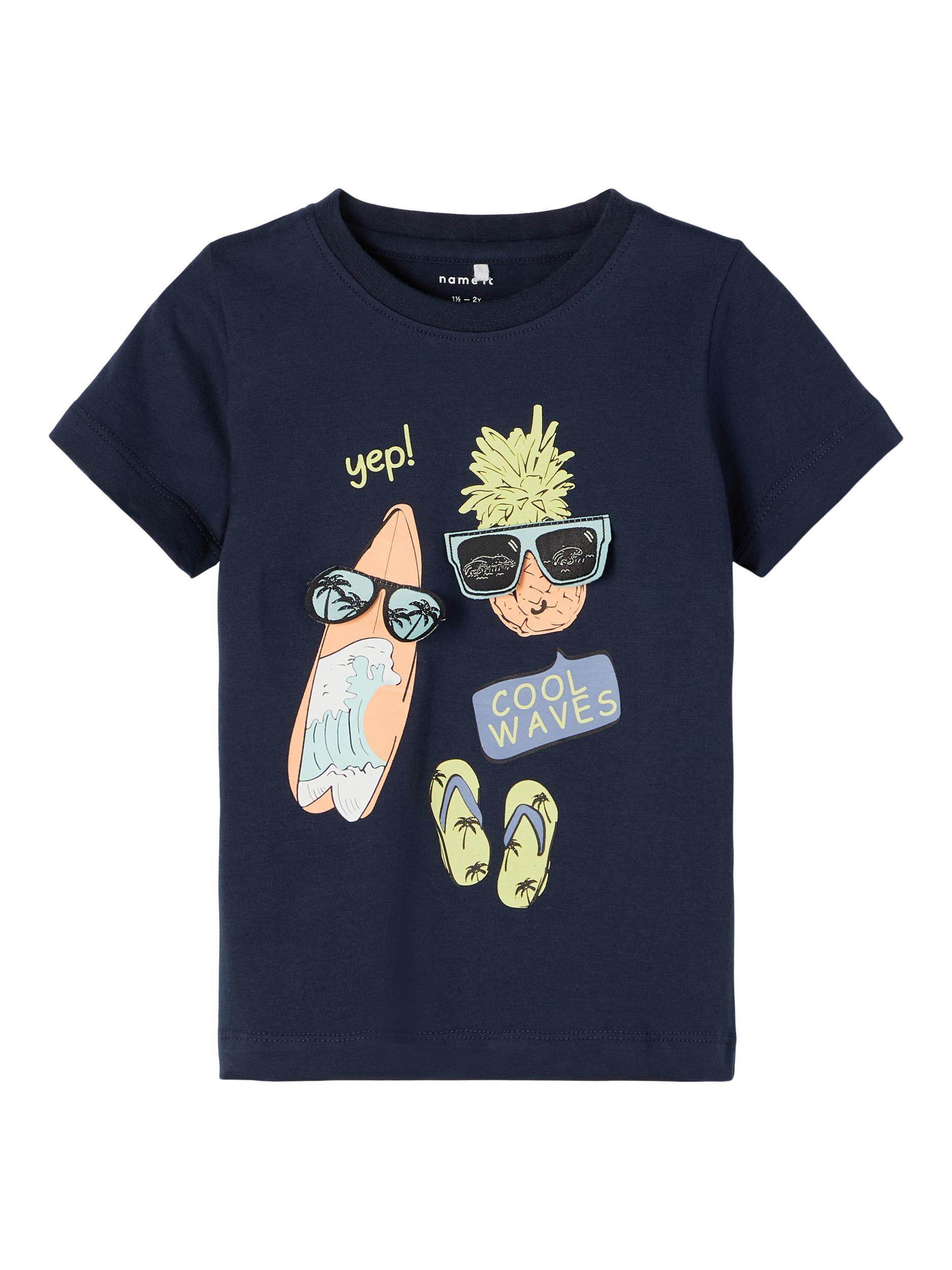 Name ıt Kız Çocuk Lacivert T-shirt