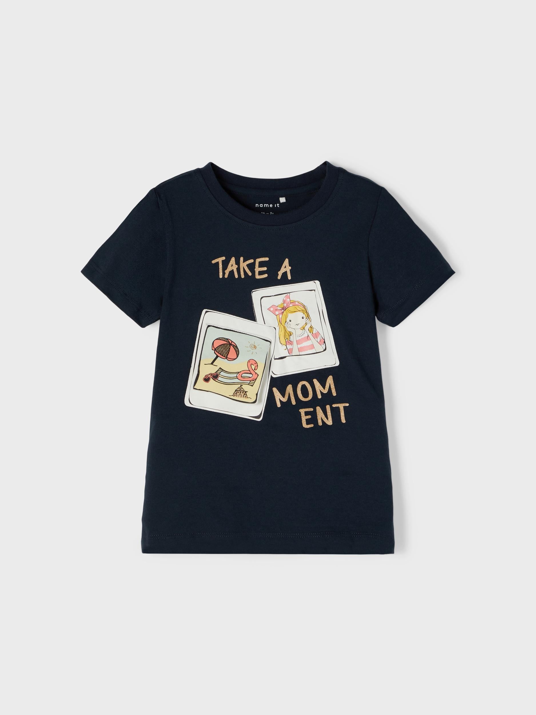 Name ıt Kız Çocuk Lacivert Tshirt