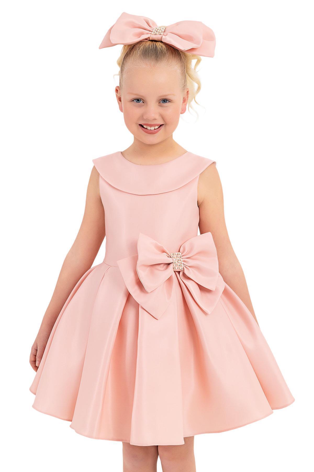 Pamina Kız Çocuk Pembe Elbise 33100PR